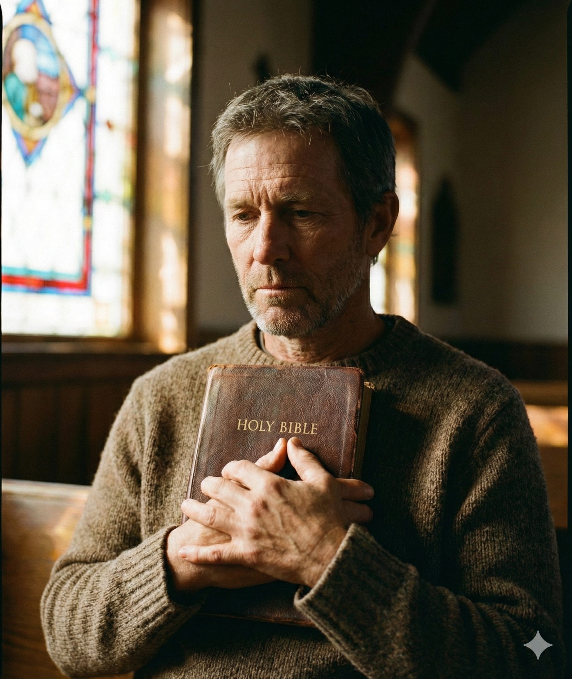 Bible on heart