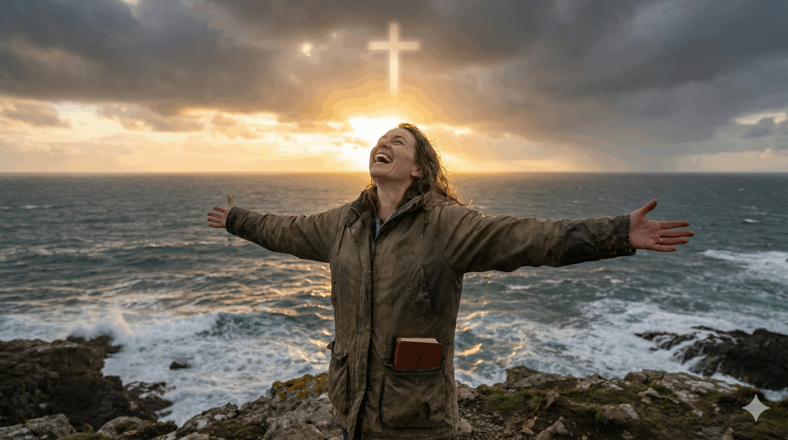 Joy found when you realise you can be fearless when God is protecting you